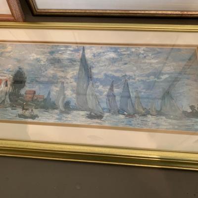 Large Framed Seascape