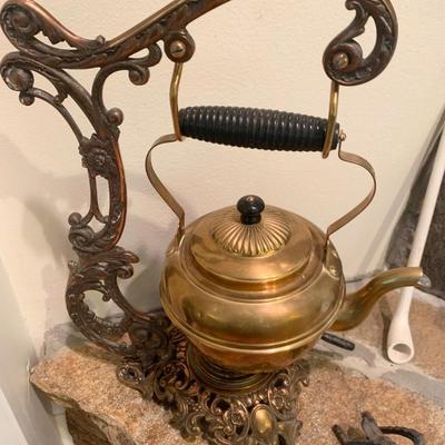 Brass Teapot & Stand