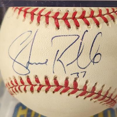 Shane Reynolds Astros OMLB Signed Autographed Baseball In Collectors Case