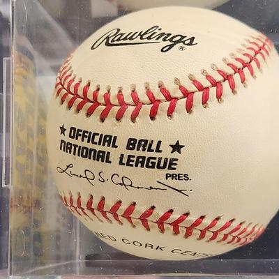 Shane Reynolds Astros OMLB Signed Autographed Baseball In Collectors Case