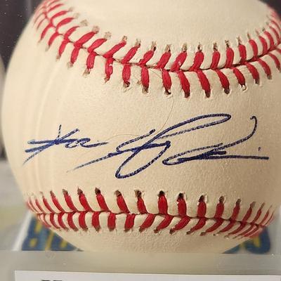 Hee Seop Choi Cubs OMLB Signed Autographed Baseball In Collectors Case