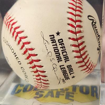 Ben Sheets OMLB Signed Autographed Baseball In Collectors Case