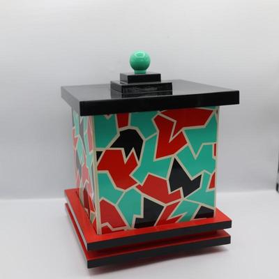 SIGMA Memphis Post Modern Lidded Ice Bucket and Tray by Sigma