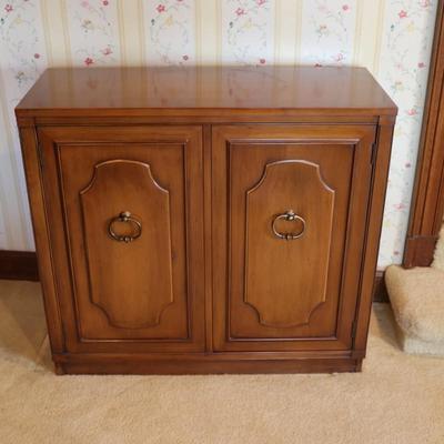 Wood Sideboard/Record Storage