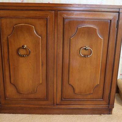 Wood Sideboard/Record Storage