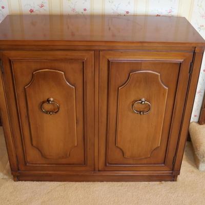 Wood Sideboard/Record Storage