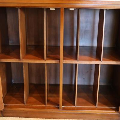 Wood Sideboard/Record Storage