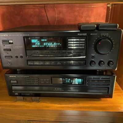 Onkyo TX-sv515pro Receiver and 6 Disc CD Changer
