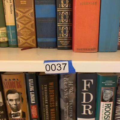 Several Bookshelves Full - Mostly Non- Fiction Biography History Hardback Presidents Civil War 50+ Books