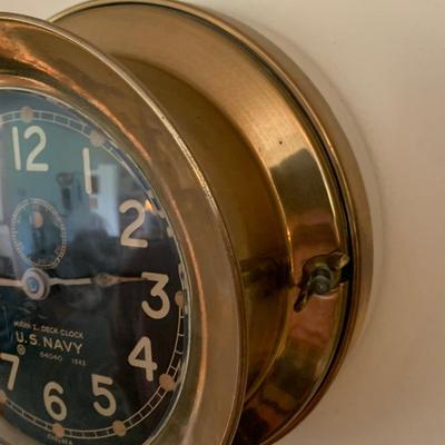Vintage Navy Deck Clock