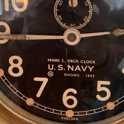 Vintage Navy Deck Clock