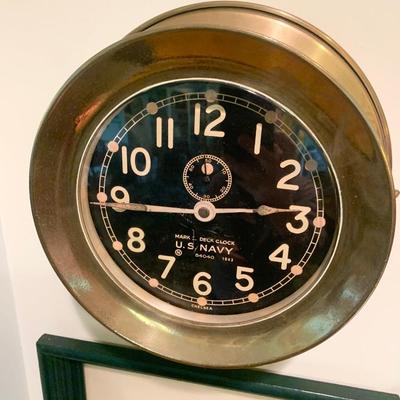 Vintage Navy Deck Clock