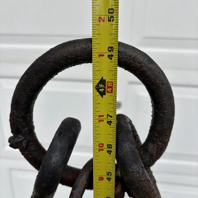 LOT 28: Cast Iron Hanging Pot Hook/Tripod