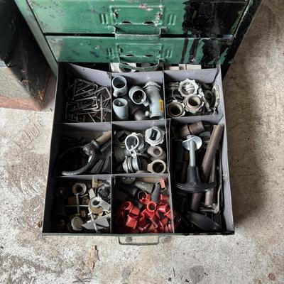 LOT 31: Toolbox & Filled Drawer Organizers