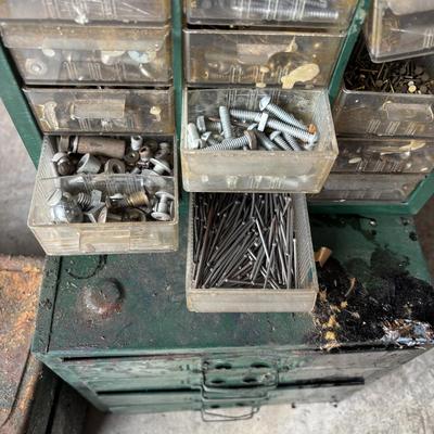 LOT 31: Toolbox & Filled Drawer Organizers