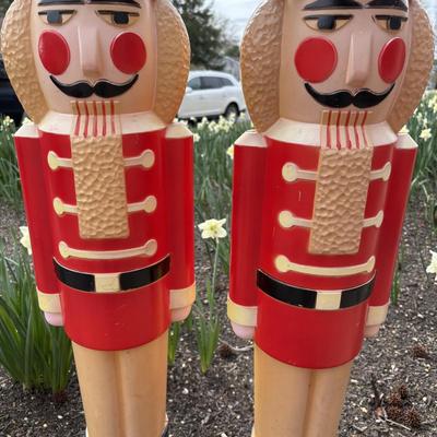 LOT 36: Set of 2 Nutcracker Blow Molds
