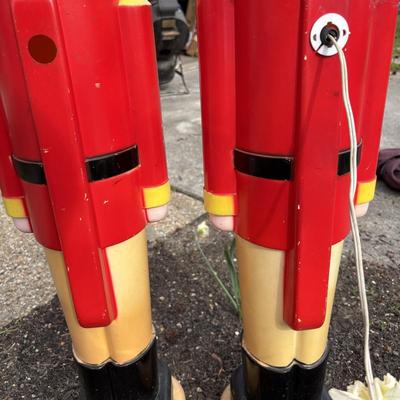 LOT 36: Set of 2 Nutcracker Blow Molds