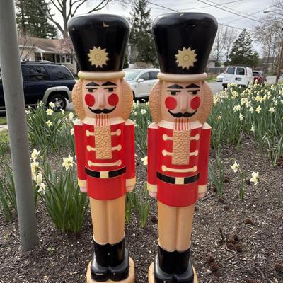 LOT 36: Set of 2 Nutcracker Blow Molds
