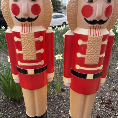 LOT 36: Set of 2 Nutcracker Blow Molds