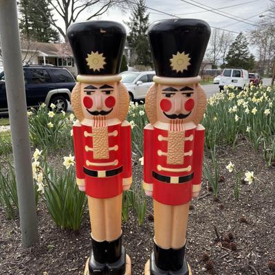 LOT 36: Set of 2 Nutcracker Blow Molds