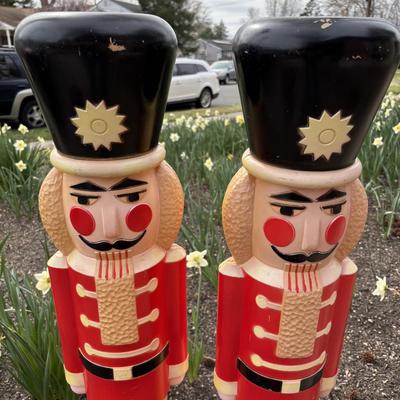 LOT 36: Set of 2 Nutcracker Blow Molds