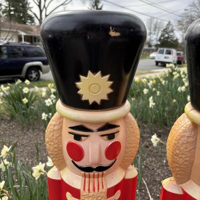 LOT 36: Set of 2 Nutcracker Blow Molds