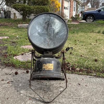 LOT 37: Antique Tilley Flood Light Projector