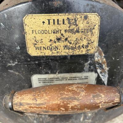 LOT 37: Antique Tilley Flood Light Projector