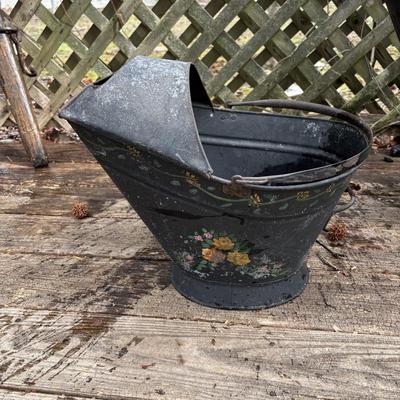 LOT 38: Vintage Ash Buckets & Pail