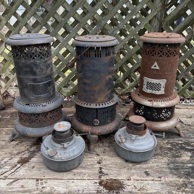 LOT 39: Vintage Perfection Smokeless Oil Heaters