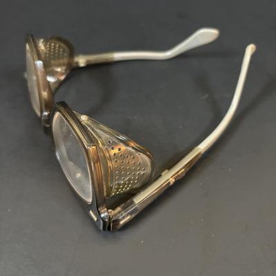 LOT 56: Antique/Vintage Spectacles, Franco Flashlight, Zaner Bloser Dip Pen w./Nib & a Tin Holder