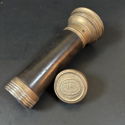 LOT 56: Antique/Vintage Spectacles, Franco Flashlight, Zaner Bloser Dip Pen w./Nib & a Tin Holder