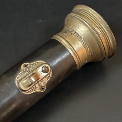 LOT 56: Antique/Vintage Spectacles, Franco Flashlight, Zaner Bloser Dip Pen w./Nib & a Tin Holder