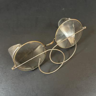 LOT 56: Antique/Vintage Spectacles, Franco Flashlight, Zaner Bloser Dip Pen w./Nib & a Tin Holder