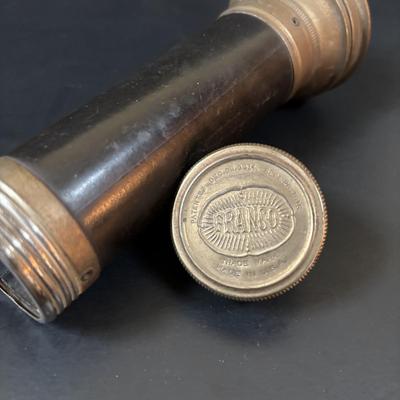 LOT 56: Antique/Vintage Spectacles, Franco Flashlight, Zaner Bloser Dip Pen w./Nib & a Tin Holder