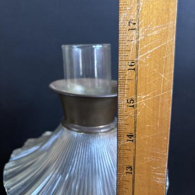 LOT 58: Vintage Olive Green Glass Collection: E.O. Brody Dish, Bucket Ashtray & Boot, Faroy Glass Votive/Toothpick Holder, Patriotic...