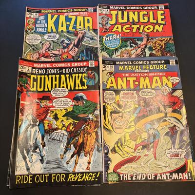 LOT 59: Marvel Comic Books: Kazar, Spiderman, Black Panther & Others
