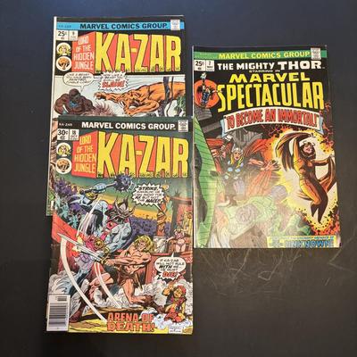 LOT 60: Marvel Comic Books: Hulk, Conan, Spiderman, Thor & Other