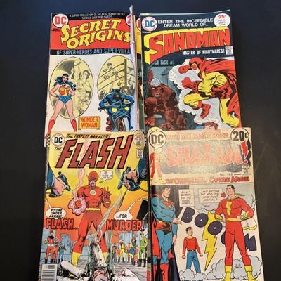LOT 62 Marvel, DC & More Comic Book Collection: Sandman, Shazam, Flash & many others