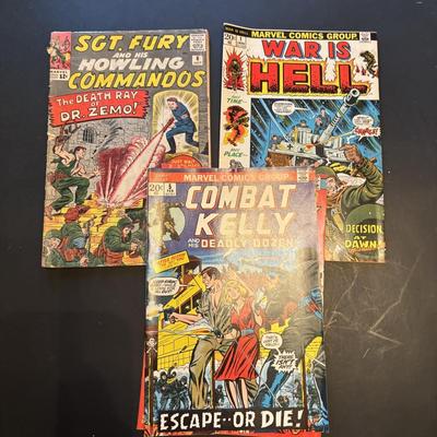 LOT 63: Comic Book Collection: Combat Kelly, Deadly Dozen, Sgt. Fury & More