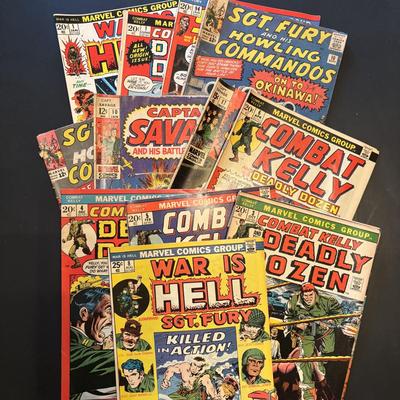 LOT 63: Comic Book Collection: Combat Kelly, Deadly Dozen, Sgt. Fury & More