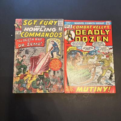 LOT 63: Comic Book Collection: Combat Kelly, Deadly Dozen, Sgt. Fury & More