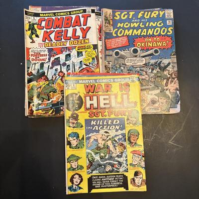 LOT 63: Comic Book Collection: Combat Kelly, Deadly Dozen, Sgt. Fury & More