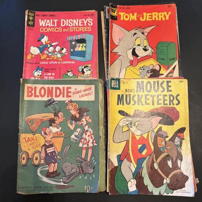 LOT 67: Comic Book Collection: Blondie, Walt Disney, Little Lulu, Bugs Bunny & More