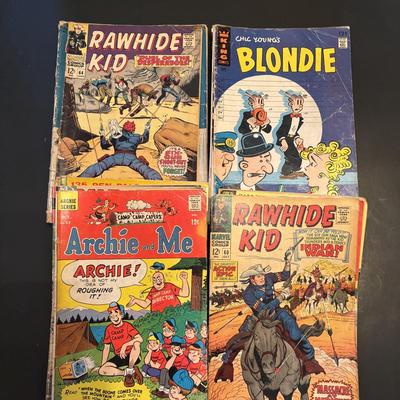 LOT 68: Vintage Comics: Boris Karloff, Rawhide Kid, Blondie, M.A.R.S. Patrol, GI Joe and More