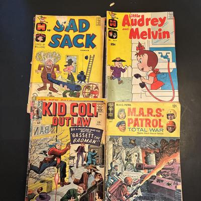 LOT 68: Vintage Comics: Boris Karloff, Rawhide Kid, Blondie, M.A.R.S. Patrol, GI Joe and More