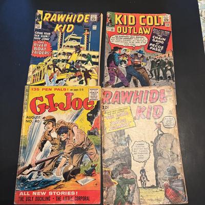 LOT 68: Vintage Comics: Boris Karloff, Rawhide Kid, Blondie, M.A.R.S. Patrol, GI Joe and More