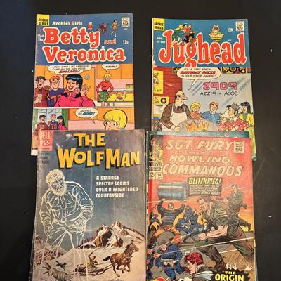 LOT 69: Vintage Comics: The Swamp Fox, Emergency Doctor, Tarzan, Cheyenne Kid, Wolfman and Others