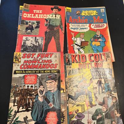 LOT 69: Vintage Comics: The Swamp Fox, Emergency Doctor, Tarzan, Cheyenne Kid, Wolfman and Others
