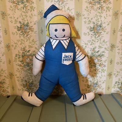 LOT 72: Vintage McDonald's Hamburglar Stuffed Dolls, Jack Frost Sugar Stuffed Doll & Mrs. Beasley Dolls